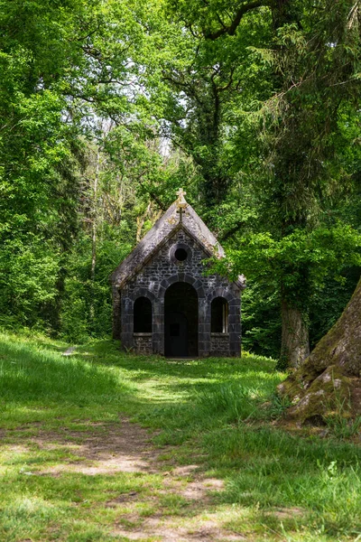 stock image Saint-Antoine chapel in the Andaine Forest, near Bagnoles-de-l'Orne