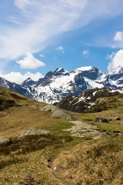 Top Gletsjers Van Sirac Vanaf Het Plateau Van Het Lauzonmeer — Stockfoto