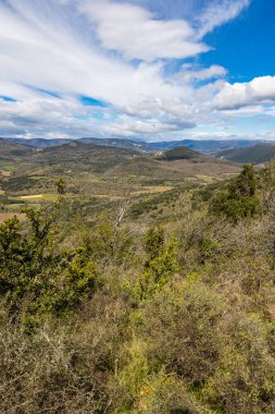 Cayroux Platosu 'ndan Olmet köyünün çevresindeki manzara