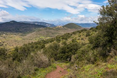Cayroux Platosu 'ndan Olmet köyünün çevresindeki manzara