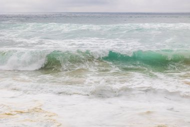 Biscarrosse 'un engebeli deniz manzarası