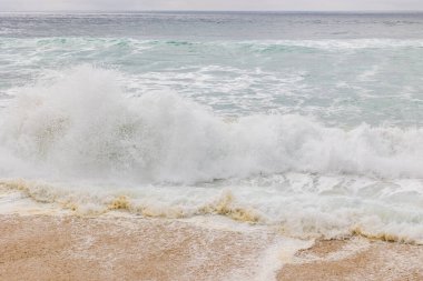 Biscarrosse 'un engebeli deniz manzarası