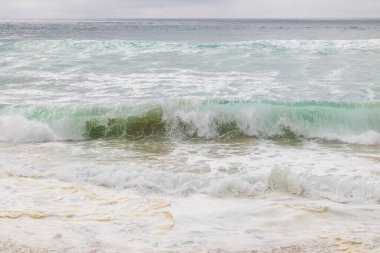 Biscarrosse 'un engebeli deniz manzarası