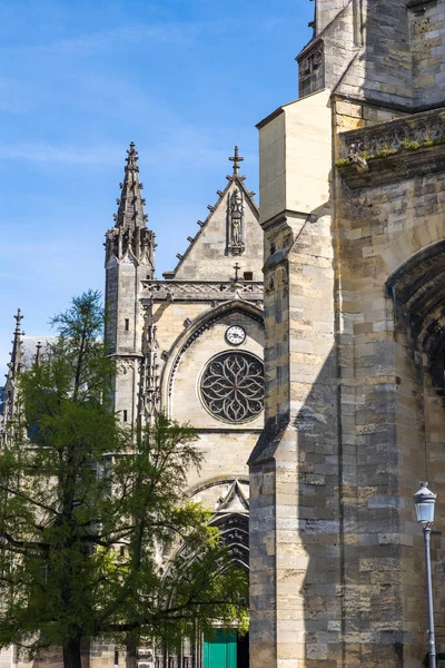 stock image Facade of the Saint-Michel basilica in Bordeaux