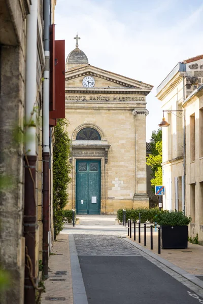 Kostel Martiala Konci Rue Denise Okrese Chartons Bordeaux — Stock fotografie