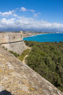 Antibes 'teki Carre Kalesi' nden Nice 'e Panorama