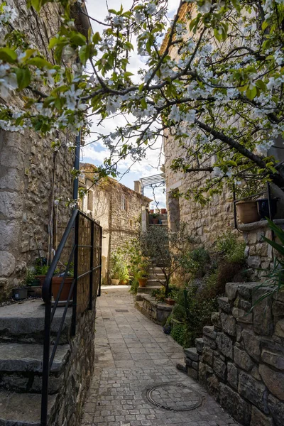 Alley Medieval Village Matelles — Stock Photo, Image