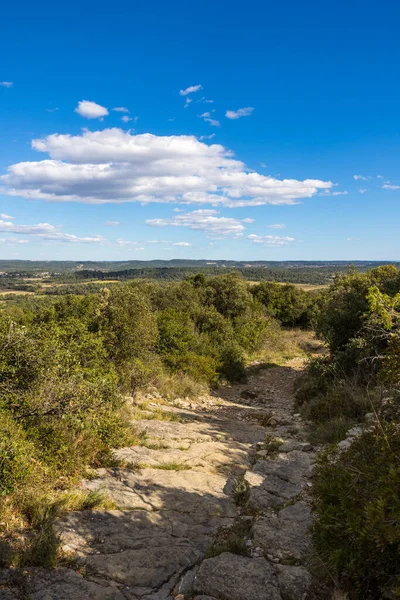 Wanderweg Bois Leque Der Nähe Des Dorfes Matelles — Stockfoto