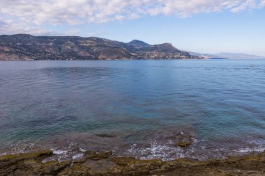 Nice 'in Alpler Öncesi Dağları Pointe de Saint-Hospice' den Saint-Jean-Cap-Ferrat 'a