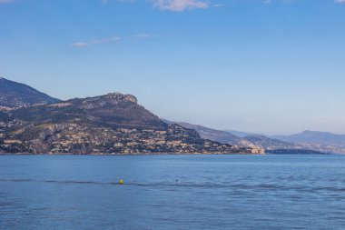 Nice 'in Alpler Öncesi Dağları Pointe de Saint-Hospice' den Saint-Jean-Cap-Ferrat 'a