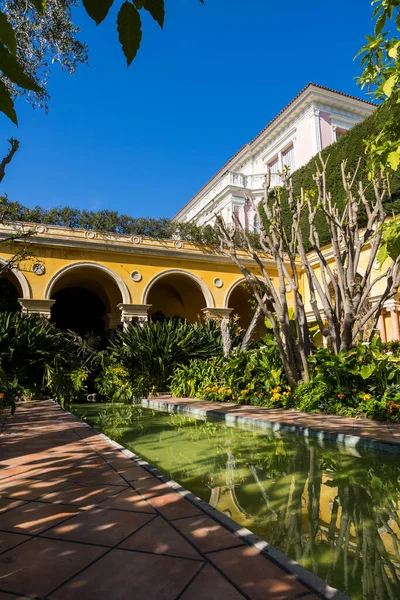 Spanska Trädgården Villa Efrussi Rothschild — Stockfoto