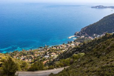 Eze-Bord-de-Mer 'den Kaptan Roux' a Mont Bastide 'in yamaçlarından