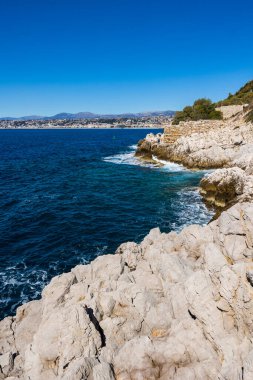 Baie des Anges ve Promenade des Anglais 'den Cap de Nice' e