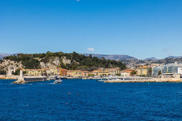 Λιμάνι Λεμπιάς Από Cap Nice — Φωτογραφία Αρχείου