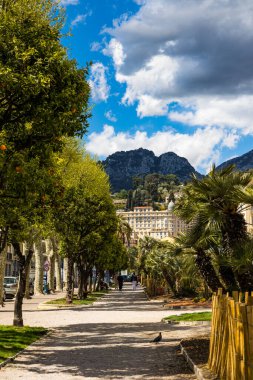 Menton 'daki Bioves Garden Sokağı.