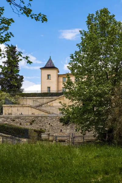 Restinclieres Castle Its Wooded Park Now Departmental Estate Prades Lez — Stock fotografie