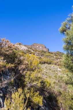 Collioure ve Vermeille Sahili manzaralı Taillefer Bataryası