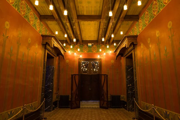 Entrance Hall Art Nouveau Decoration Chateau Laurens — Stock Photo, Image