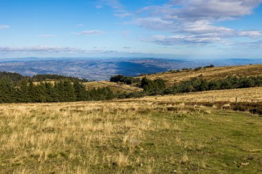 Crets yürüyüş parkından Pilat doğal parkının panoraması