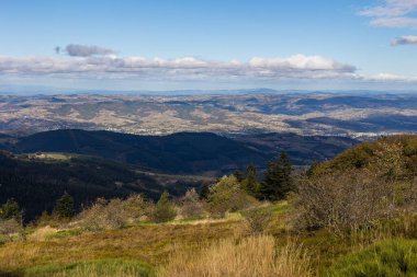 Crets yürüyüş parkından Pilat doğal parkının panoraması