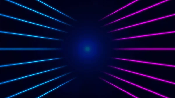 Abstrakter Hintergrund Mit Neonlicht — Stockvektor