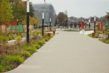 Güzel şehir sokakları. Güzel şehir. Arkaplan.