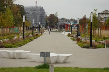 Güzel şehir sokakları. Güzel şehir. Arkaplan.