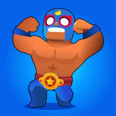    kavga yıldızları el primo illüstrasyon