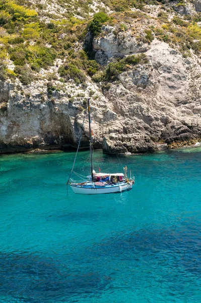 Porto Limnionas Beach Zakynthos Island Greece Famous Touristic Destination Summer — Stock Photo, Image