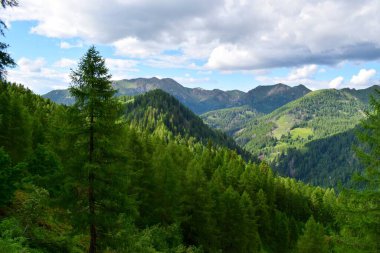 Alp dağlarının muhteşem manzarası