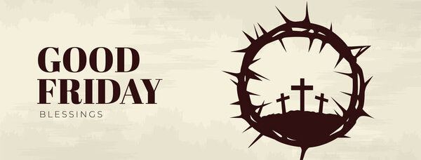 Страстная пятница Peace of Holy Week Social Media Post, Web Banner, Status, Story