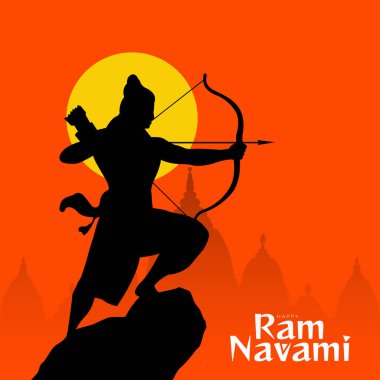 Mutlu Ram Navami festivali Hindistan Sosyal Medya Postası