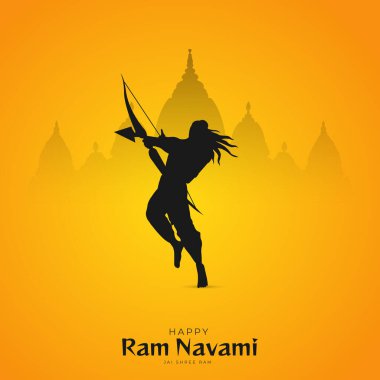 Mutlu Ram Navami festivali Hindistan Sosyal Medya Postası