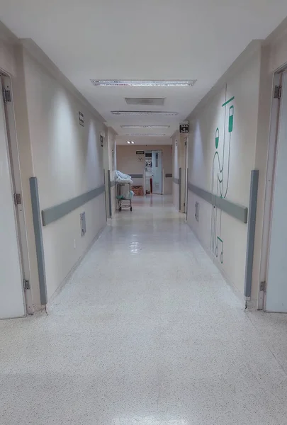 Empty Corridor Hospital — Stock Photo, Image