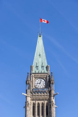 Peace tower, parliament of Canada. Ottawa, Ontario, Canada