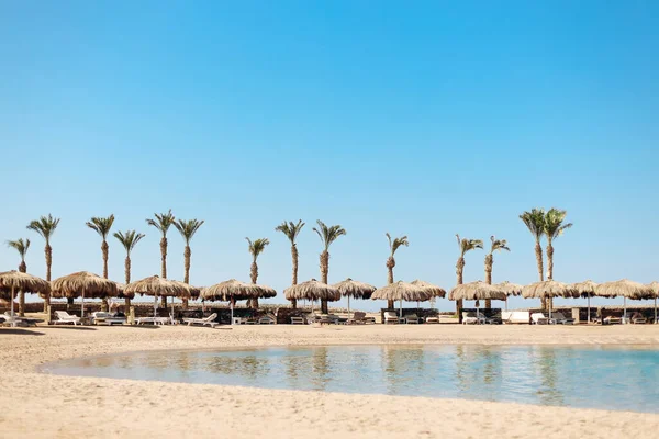Blick Auf Die Küste Des Roten Meeres Strand Von Hurghada — Stockfoto