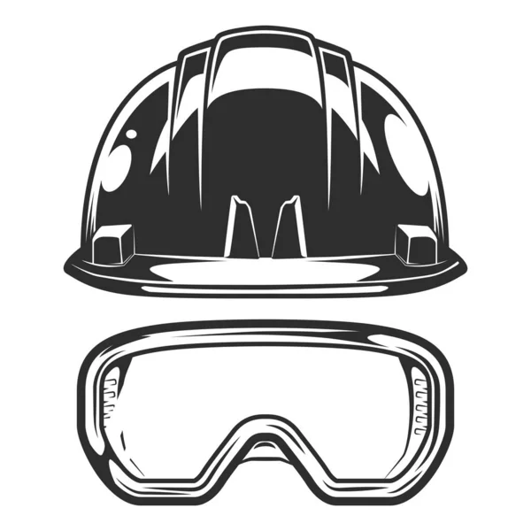 Business Builder Hard Hat Safety Glasses New Construction Remodeling House — Stock Fotó
