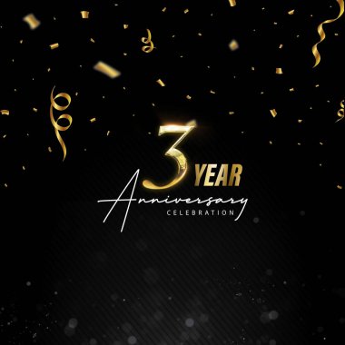 Siyah arka planda yıldönümünüz kutlu olsun.