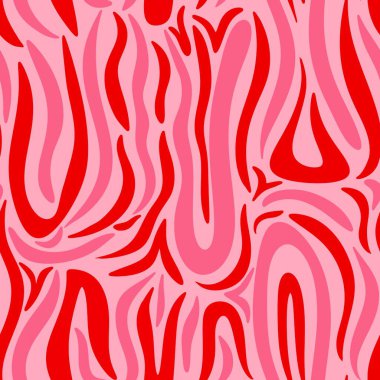 kırmızı ve pembe zebra desen tasarımı