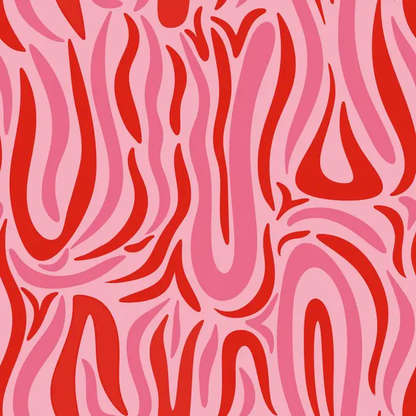 kırmızı ve pembe zebra desen tasarımı