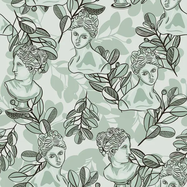 büst ve yaprak desen tasarımı