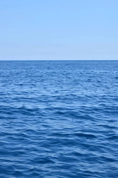 Tranquil Seascape Calm Sea Water Ripples Waves Clear Day Blue — Stock Photo, Image