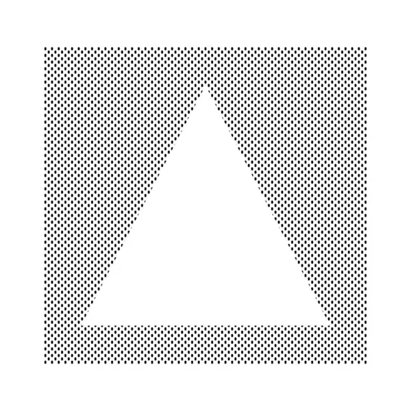 Bemutatási Sablon Texturált Keret Háromszög Négyzet Szerkeszthető Vektor Sablon Kártya — Stock Vector