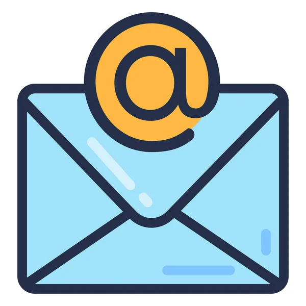 Posta Sembollü Kapalı Kağıt Zarf Alınıyor Ofiste Elektronik Mesajlar Gönderiliyor — Stok Vektör