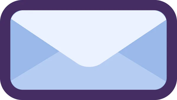 Envelope Papel Postal Fechado Envio Cartas Documentos Correspondência Postal Ícone — Vetor de Stock
