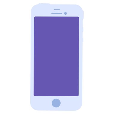 Dokunmatik ekranlı akıllı telefon, elektronik ev aletleri. Aygıtlar kullanım dışı ve imha edilebilir. Endüstriyel ürünlerin geri dönüşümü. Beyaz arkaplanda izole edilmiş basit düz vektör