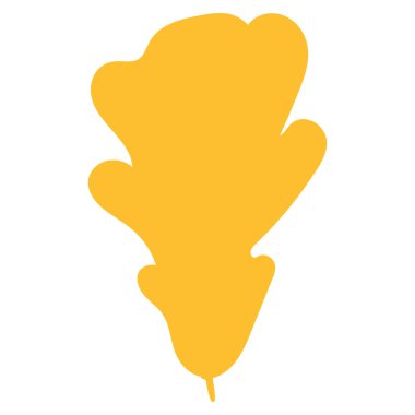 Sonbahar yeşillik el çizilmiş çizimler ayarlayın. Ağaç yaprakları, sarı arka plan üzerinde izole herbaryum