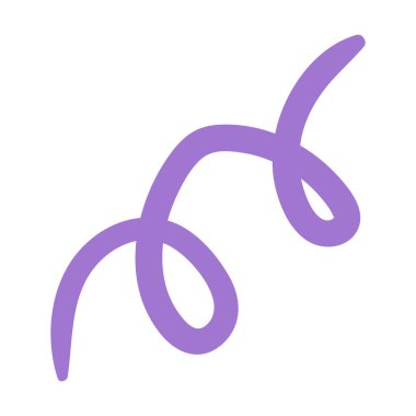 Soyut Çizgi El Çizim Vektörü Yazı Elemanı