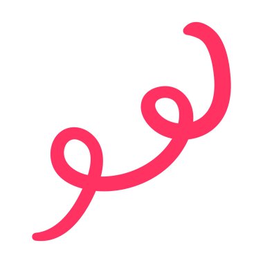 Soyut Çizgi El Çizim Vektörü Yazı Elemanı