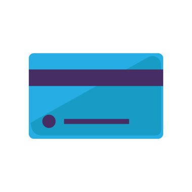 Renkli düz bir şekilde vektör kredi kartı simgesi. Gelir ve denge sembolü. Simge web tasarımı, çevrimiçi mağaza, baskı ve sosyal medya paylaşımları için uygundur. İş ögesi tırmanışı beyaz arkaplanda izole edildi.